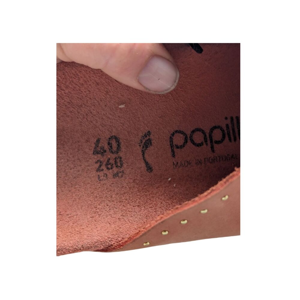 Papillio Coral Pink Nubuck Platform Clog Size EU 40 Womens 9/9.5 - Picture 7 of 8